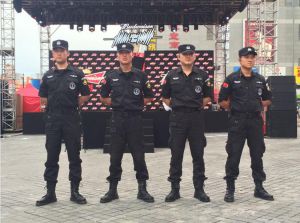 户外商场活动-保安展示